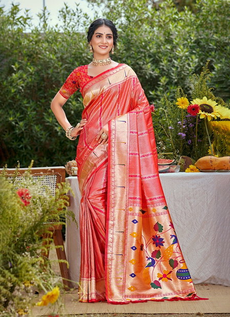 Rithika Silk By Bunawat Silk With Paithani Weaving Saree Wholesale Online